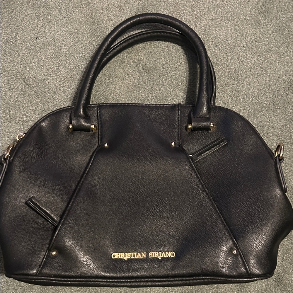 Christian Siriano Black Satchel